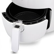 Friteuza cu aer cald albă 9 în 1 cu afișaj tactil 1485 W 3,6 l JR03