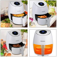 Friteuza cu aer cald albă 9 în 1 cu afișaj tactil 1485 W 3,6 l JR03