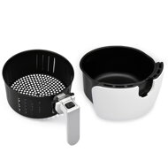 Friteuza cu aer cald albă 9 în 1 cu afișaj tactil 1485 W 3,6 l JR03
