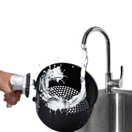Friteuza cu aer cald albă 9 în 1 cu afișaj tactil 1485 W 3,6 l JR03