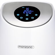 Friteuza cu aer cald albă 9 în 1 cu afișaj tactil 1485 W 3,6 l JR03