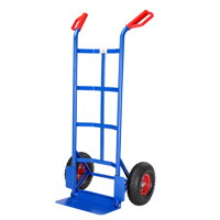 Cărucior pliabil CART cu anvelope pneumatice, max. 200kg, albastru