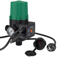 Comutator de presiune PUMP cu cablu, 10 bar cu manometru, verde