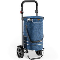 Geantă de cumpărături pe roți EASY, 50L, albastru