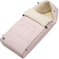 Sac de dormit pentru copii, roz pal, 93x56 cm, căptușit