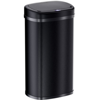 Coș de gunoi cu senzor DEUS, 58 litri, negru