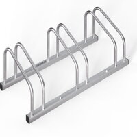 Suport pentru 3 biciclete BIKE, 71x32x27cm, argintiu