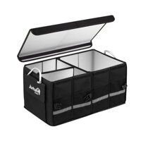 Organizator pentru portbagaj auto LEO 63 L, negru, 60x35x30 cm cu izolație