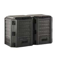 Compostor de grădină - Compogreen 800 l, negru
