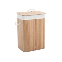 Coș de rufe de bambus DORA, 72L, maro natural  