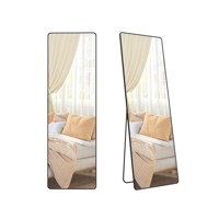 Oglindă dreptunghiulară NOIR, 160x50 cm, neagră