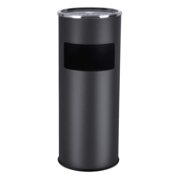 Scrumieră cu coș de gunoi SMOKE, 60,5x24,5 cm, negru