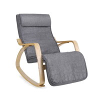 Scaun balansoar SWING, capacitate max. 150kg, 67x115x91cm, gri