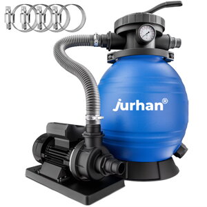 Sistem de filtrare cu nisip pentru piscină AQUA, 10 200 l/h, albastru
