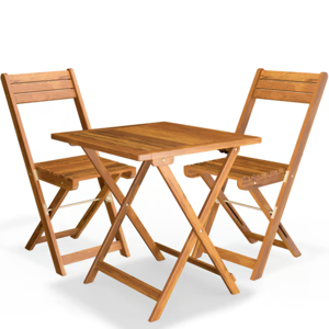 Mobilier de balcon VITEK, 1+2, maro natural  