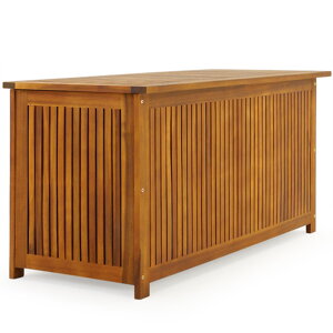 Ladă de lemn ACACIA, 117x50x59cm, maro natural