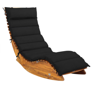 Saltea pentru șezlong pentru saună BALI, 58x7x194cm, antracit