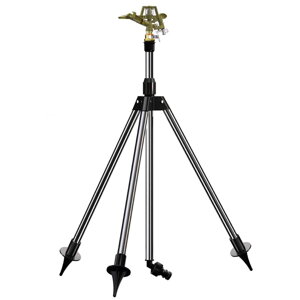 Aspersor pentru gazon cu suport telescopic, cu unghi de rotație de la 30 la 360°