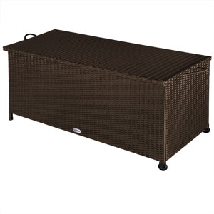 Ladă de depozitare din poliratan RICCO, 122x56x61cm, maro