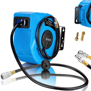 Tambur cu furtun de presiune AIR, 10m, albastru
