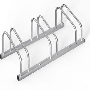 Suport pentru 3 biciclete BIKE, 84x32x27cm, argintiu
