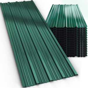 Tablă trapezoidală ARON, set 14 bucăți, 110×46 cm, verde
