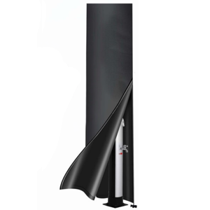 Husă pentru duș solar COVER, 220x70cm, negru