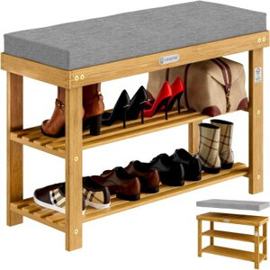 Bancă cu spațiu pentru pantofi, botniță, lemn de acacia cu certificare FSC®, 90x30x48cm