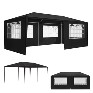 Cort de petrecere NEAPOL, 3x6m, antracit