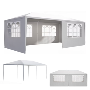 Cort de petrecere NEAPOL, 3x6m, alb
