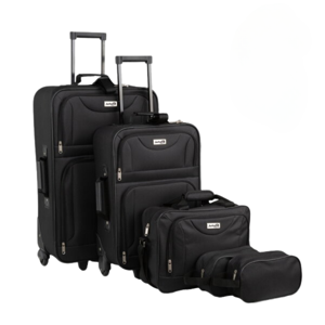 Set de valize de călătorie TRAVEL, 5 piese, negru