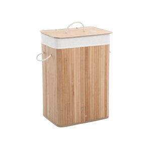 Coș de rufe de bambus DORA, 72L, maro natural  