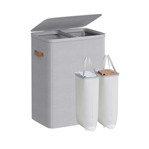 Coș de rufe TALIA 170 l, 56×40×75 cm, gri deschis