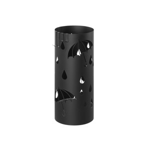 Suport metalic pentru umbrele ANABEL, 17x41 cm, negru