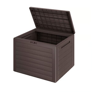 Cutie de depozitare WOODEBOX, 190L, 78x44x55cm, maro închis