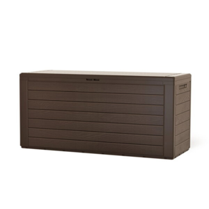 Cutie de depozitare WOODEBOX, 280L, 120x46x57cm, maro închis  