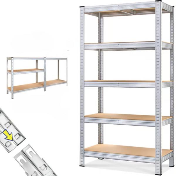 Raft cu capacitate mare HEAVY, max. 875kg, 90x40x180cm, argintiu