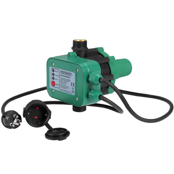 Comutator de presiune PUMP cu cablu, 10 bar, verde