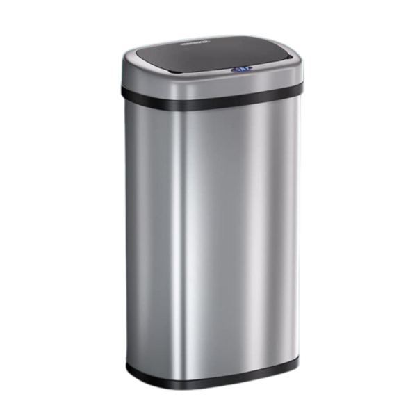 Coș de gunoi cu senzor DEUS, 58 litri, inox