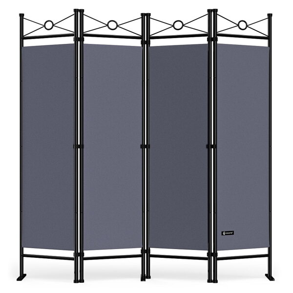 Paravan LUCCA, 163x180cm, antracit