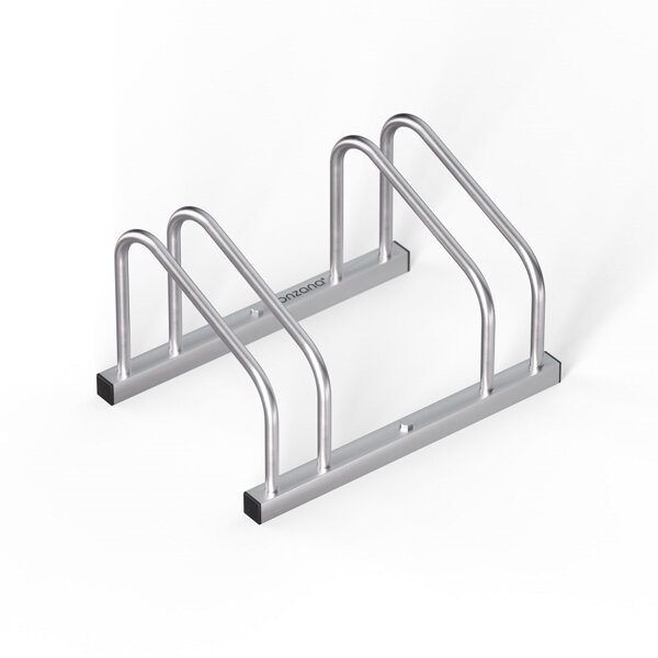 Suport pentru 2 biciclete BIKE, 50x32x27cm, argintiu