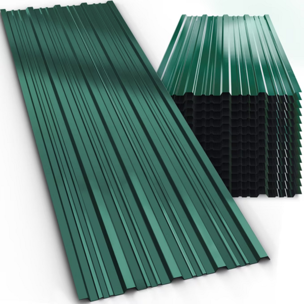 Tablă trapezoidală ARON, set 14 bucăți, 110×46 cm, verde