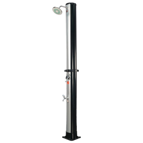 Duș solar KARIBIK, 35 l, argintiu/negru