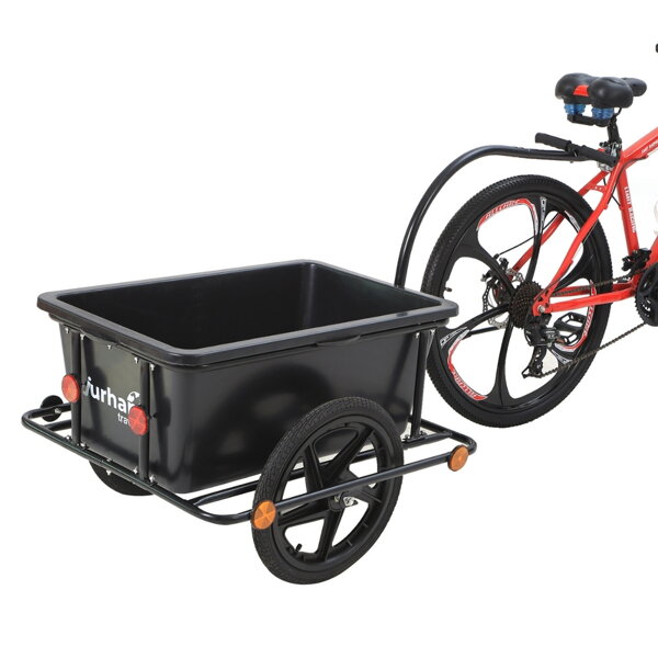 Suport pentru bicicletă de 90 de litri, negru, inclusiv cuplul