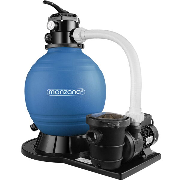 Sistem de filtrare cu nisip pentru piscină AQUA 15 900 l/h, albastru
