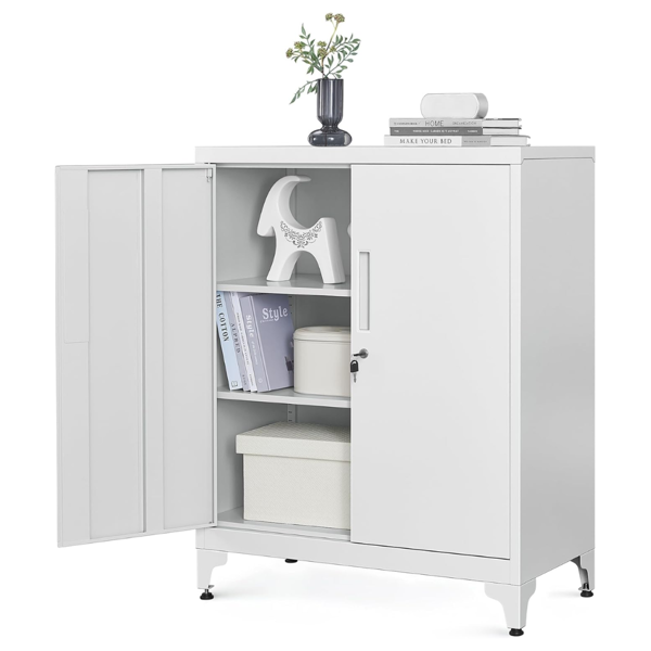 Dulap metalic multifuncțional RAVEN, 40x80x90 cm, gri