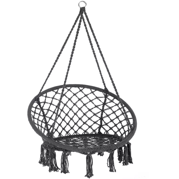 Scaun suspendat BOHO, Ø61cm, antracit  